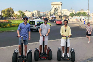 Budapest segway Bridge view